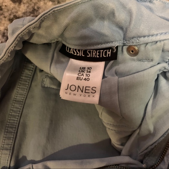 Jones New York Super Stretchy and Comfy Blue Pants - Picture 4 of 4